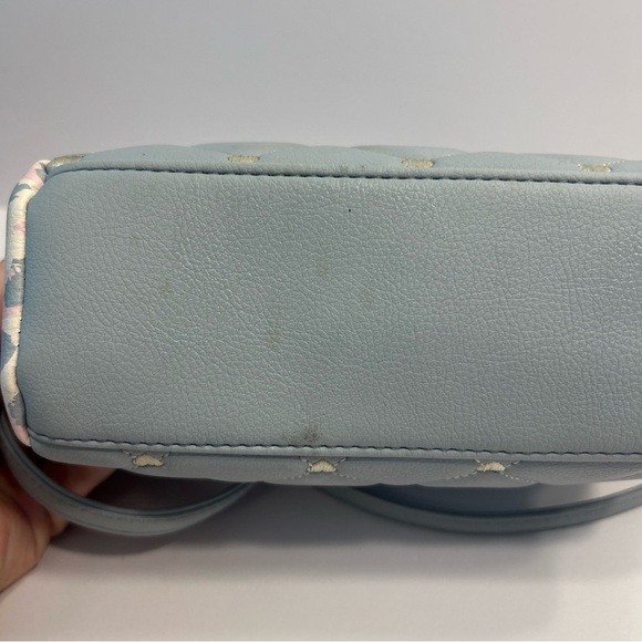 Luv Betsey - Betsey Johnson Blue, White & Pink heart Accent Crossbody Bag - Picture 3 of 9